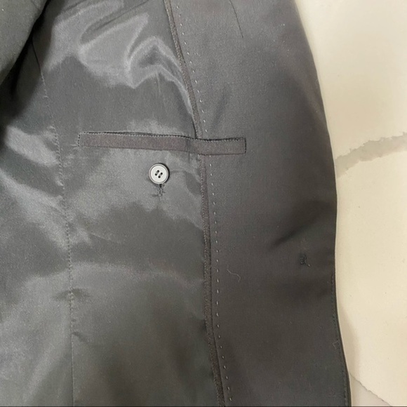 Ann Taylor Wool Blend Gathered Sleeve Blazer - Picture 6 of 9